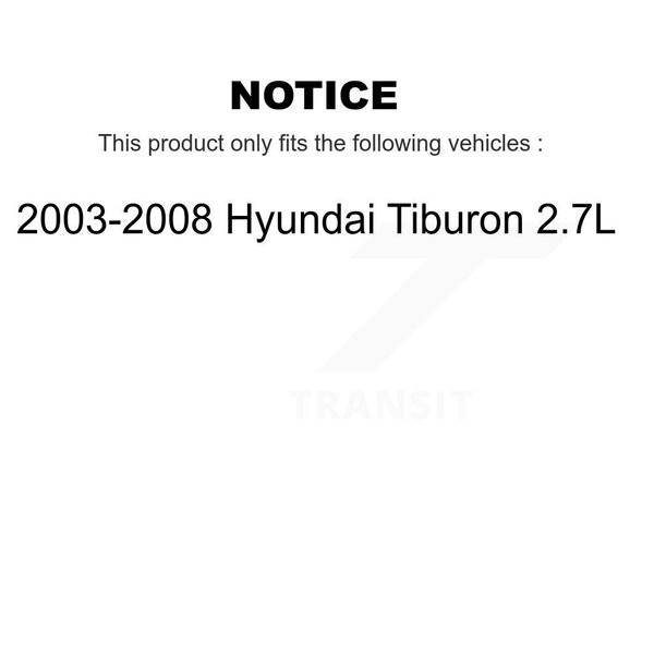 Front Right Bearing Lower Ball Joint Outer Tie Rod End Link Kit For Hyundai Tiburon 2.7L